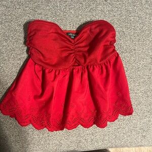 Wild Fable Red Tube Top